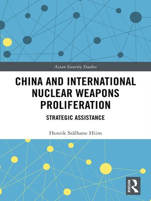 cover image of China and International Nuclear Weapons Proliferation